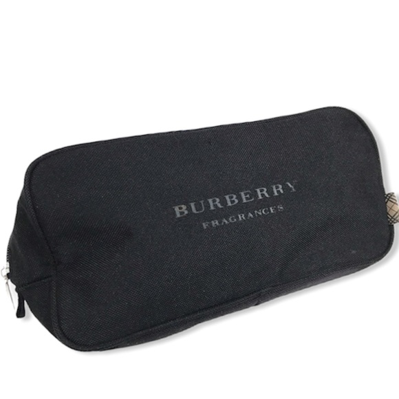 Burberry Handbags - Burberry Fragrances Makeup Hygiene Black ZipUp Bag